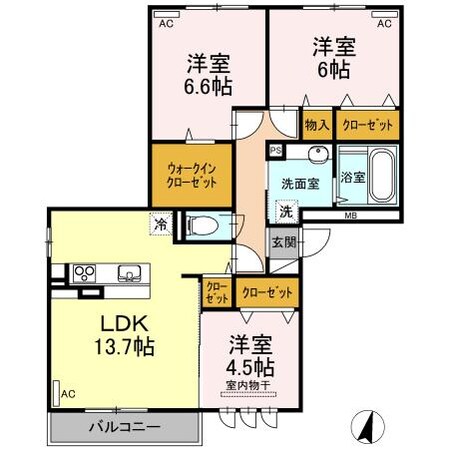 D-Residence　明治町の物件間取画像